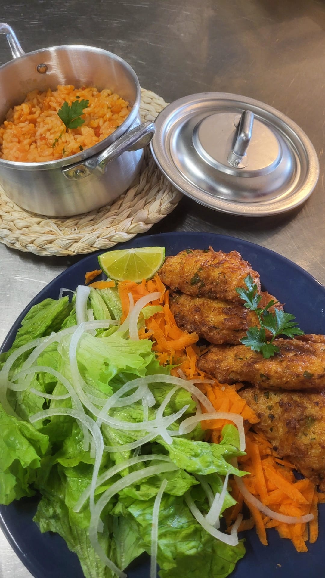 Pataniscas e Arroz